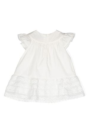 Abito in cotone bianco ERMANNO SCERVINO KIDS | SBAB002CCA272BS0040001